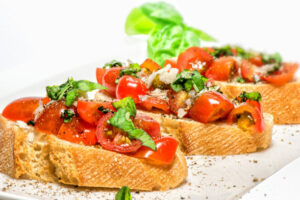 Verkoop van Italiaanse honing in Nederland: Bruschetta met extra vierge olijfolie